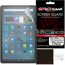 [2 Pack] Fire Max 11" Screen Protectors, Ultra CLEAR Screen Protector Guard Cover for All New Amazon Fire Max 11 Tablets (2023 / 13th Generation)
