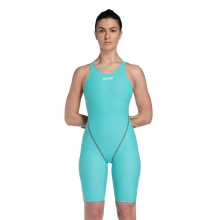 (34) Arena Women Swim Suit Aquamarine Powerskin ST 2.0 Next Onepiece Wetsuit Kneeskin