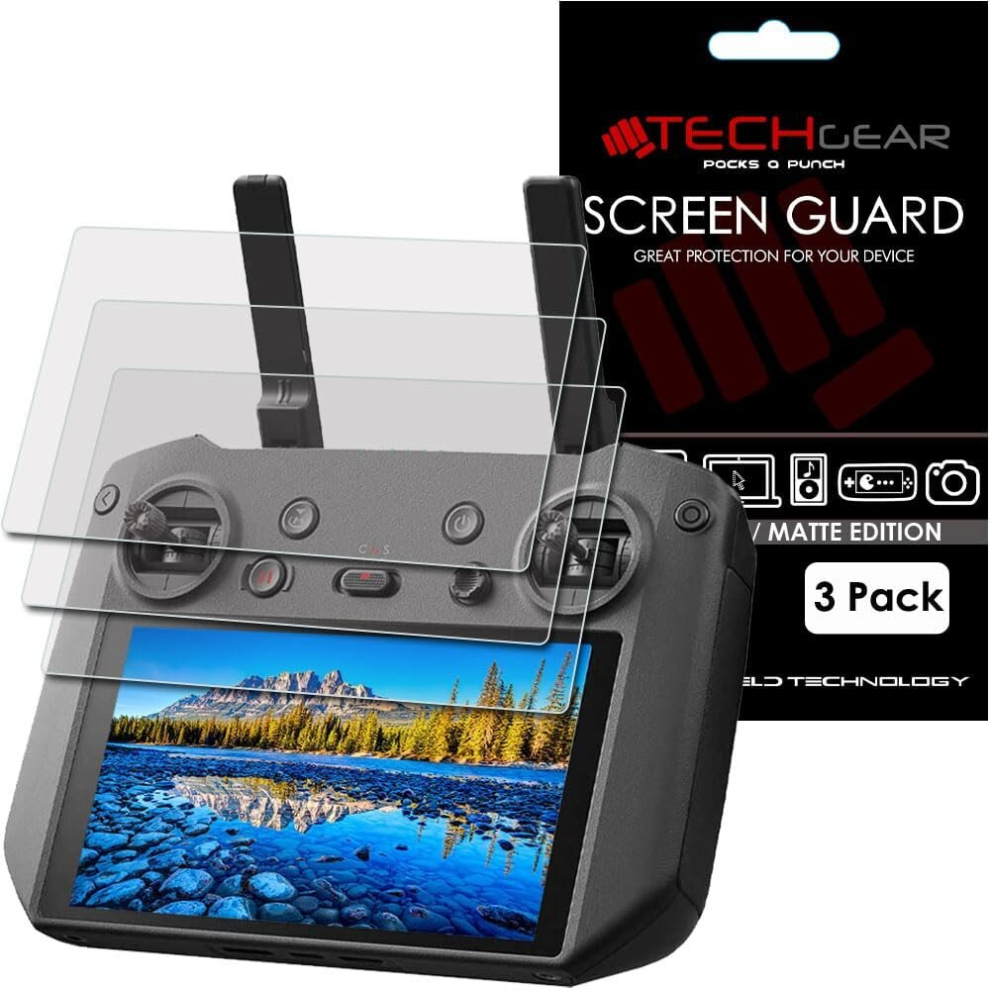 [3 Pack] Matte Screen Protectors for DJI RC / DJI RC 2 Controller of DJI Mini 3 Pro - ANTI GLARE / MATTE Screen Protectors