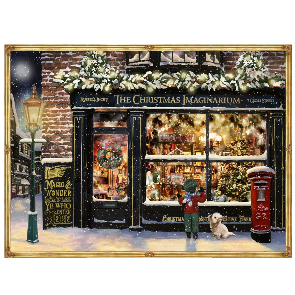 Christmas Advent Calendar The Christmas Imaginarium | Christmas Shop Advent Calendar Traditional Advent Calendar | Picture Advent Calendar Paper Adven