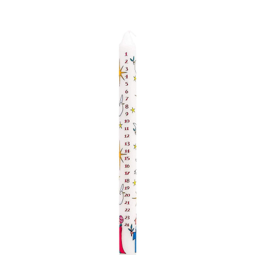 Carousel Traditional Countdown To Christmas Advent Dinner Candle ~ Wise Men Design (Regular Size)