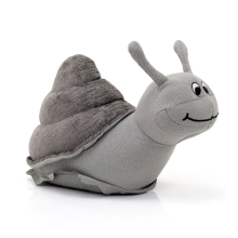 Reginald Snail Doorstop Fabric Door Stop Animal Doorstop | Novelty Indoor Snail Shaped Door Stop | Decorative Weighted Grey Snail Door Stopper - 1.5kg