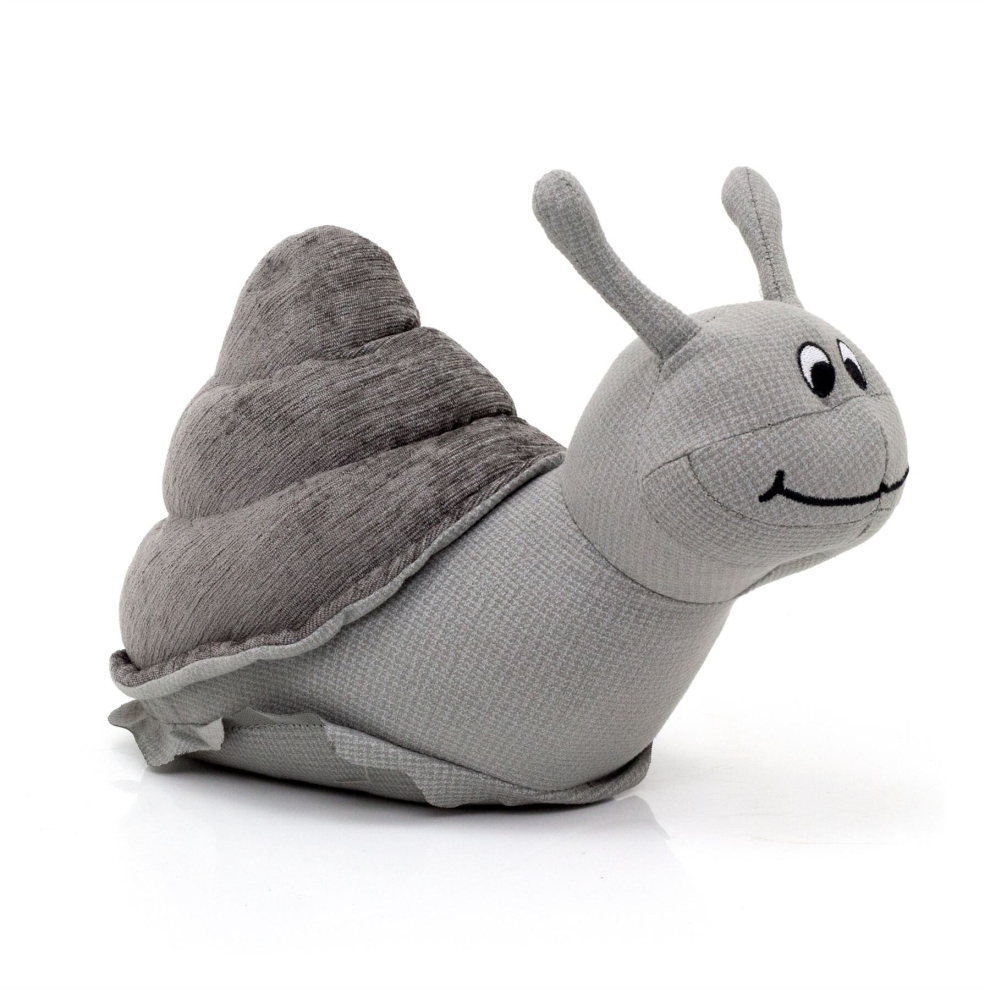 Carousel Reginald Snail Doorstop Fabric Door Stop Animal Doorstop | Novelty Indoor Snail Shaped Door Stop | Decorative Weighted Grey Snail Door Stopper - 1.5Kg