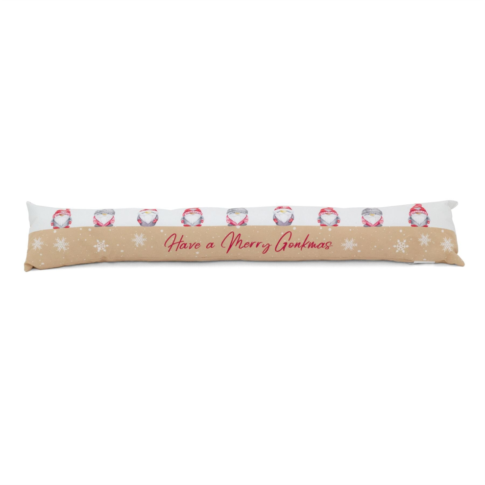 Carousel 82Cm Gonkmas Draught Excluder | Fabric Christmas Door Draught Excluder Draft Excluder Door Cushion | Draught Excluder For Doors Door Draught Cushion