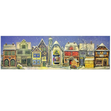 The little Town from 1946 | Freestanding Traditional Christmas Paper Advent Calendar