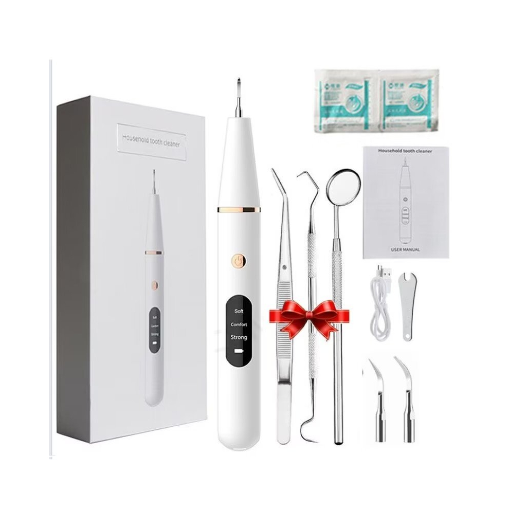 Teeth Cleaning Kit with 3 Modes,IPX6 Waterproof Portable Teeth Stain Remover Tool