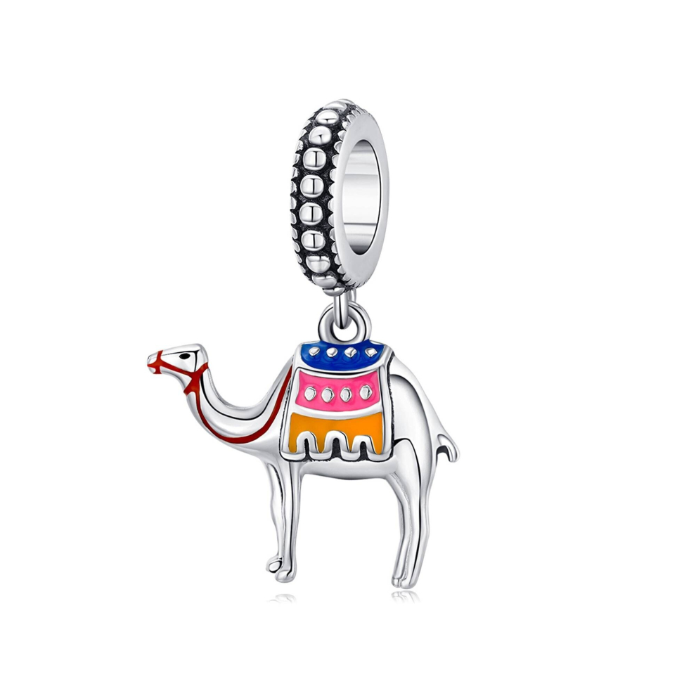 925 Sterling Silver Camel Charm Bead Fits European Charm Bracelet