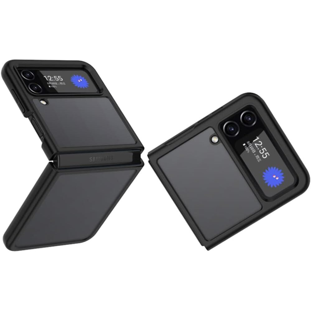 Techgear Samsung Galaxy Z Flip 4 Tough Case [Fusion Fx] Premium Hybrid Tough Rugged Protective Bumper Case Heavy Duty Protection With Matte Back
