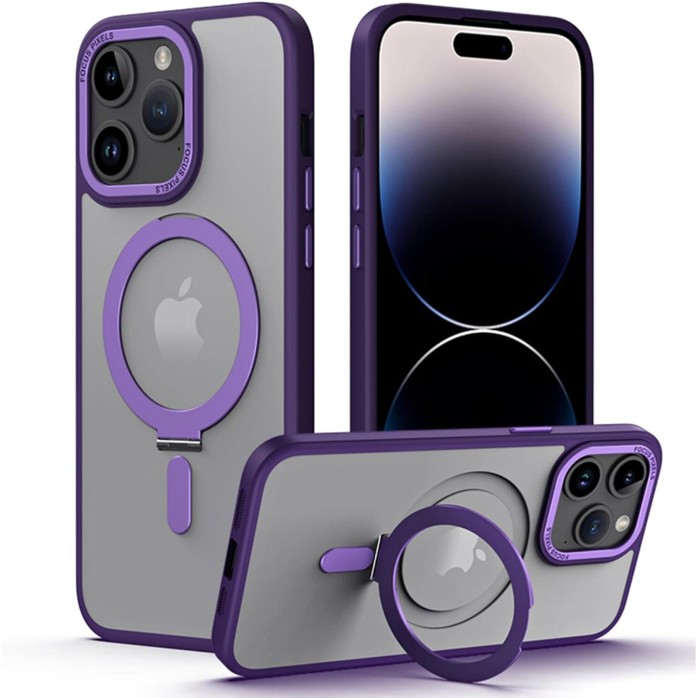 iPhone 15 Pro Max Stand Case [Fusion Armour Ring] Premium Hybrid Tough Rugged Protective Magnetic Kickstand Case, Compatible with MagSafe Case-image-OPC-PCX6PM6-NEW