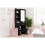 Birlea Black Dressing Table with Mirror Birlea Evelyn Sliding Vanity Desk Make Up 1