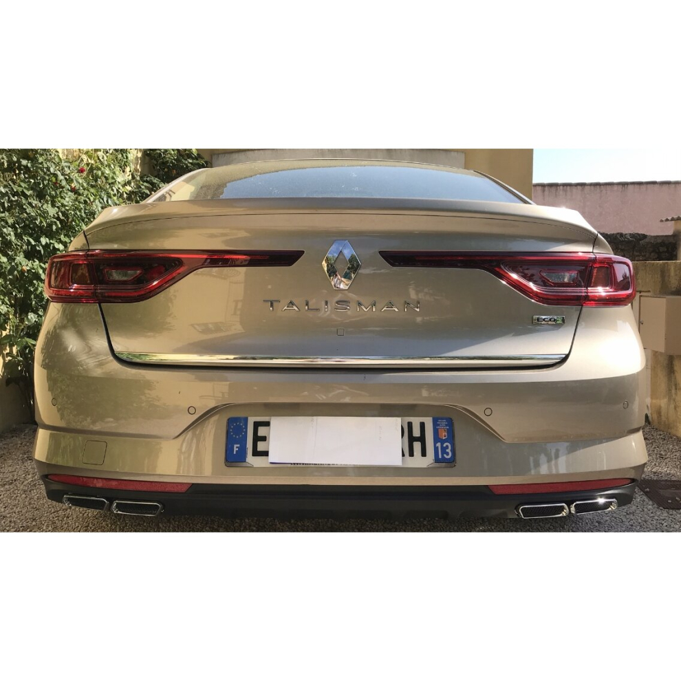 Renault Talisman Saloon - Chrome Trunk Trim - Tailgate Accent - Premium Car Rear Detail - Shine Enhancer 4154506036486