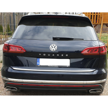 VW TOUAREG III 2018+ Chrome Trunk Trim - Tailgate Accent - Premium Car Rear Detail