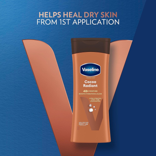 Vaseline Vaseline Intensive Care Cocoa Lotion pure cocoabutter for dryskin200ml 1