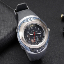 Italian Analog-Digital Dual Display Talking Wrist Watch w/Alarm for the Blind and Low Vision 787ZTI