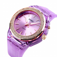 Female Wristwatches 5Bar Waterproof Quartz Creative Diamond Sport Watch LED Back Light Ladies Watches Reloj Muje