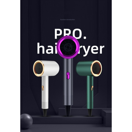 (Yellow) Hair Dryer Professional Salon Leafless Blower 2