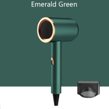 (Green) Hair Dryer Professional Salon Leafless Blower