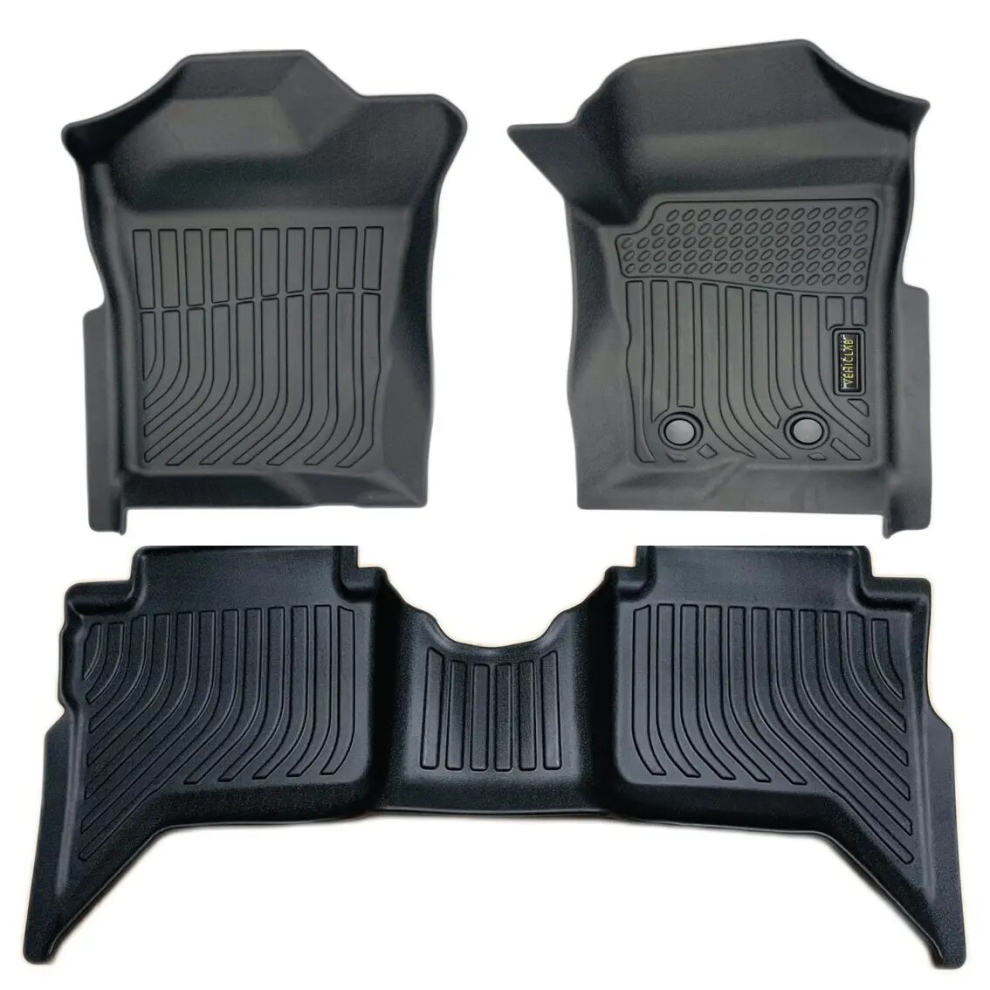 Ford Ranger Dual Cab 2022+ All Weather 3D/5D Moulded Tpe Car Mats 5044282585584