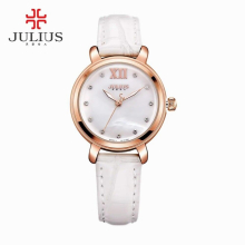 Pink Watch Leather Bracelet Women Watches Clock For Women Water Resistant Whatch Birthday Valentine Gift for Girl JA-945