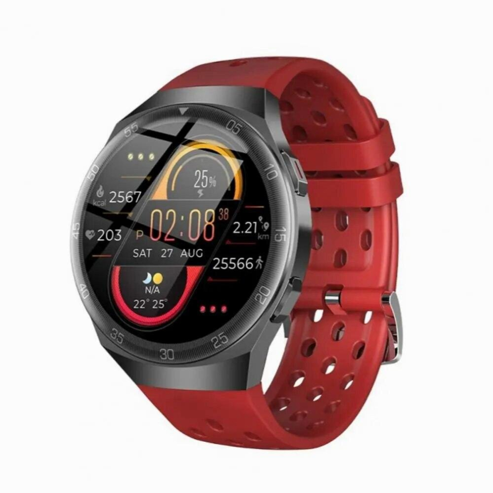 Digital Wristwatches Smart Watch Multifunctional Health Monitoring Touch Screen Heart Rate Monitor Smart Watches Red 885653570915