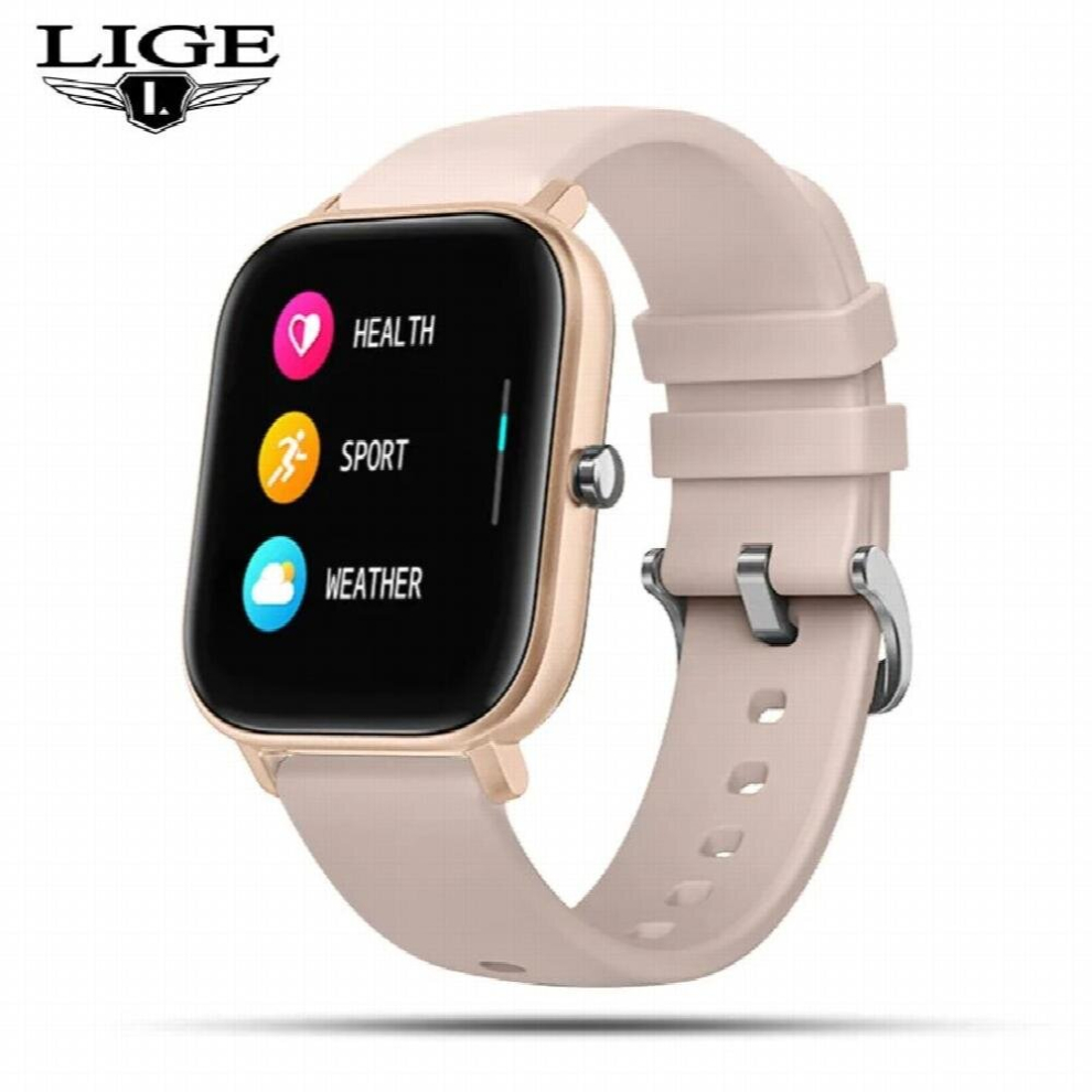 Lige Fitness Sports Multifunctional Women Smart Watch Heart Rate Pedometer Blood Pressure Monitoring Ladies Smartwatch Relogio Multicoloured 885653791051