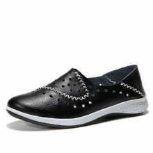 (Black-5) leather moccasins shoes woman solid without lace up boat shoes women flat shoes moccasins female shoeslipony