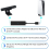 PS5 VR Camera Adapter for PSVR, PS4 PS VR Converter Cable Compatible with PS5 Console, USB 3.0 PS4 Camera to PS5 Console VR Games Accessories 5