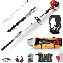 BU-KO 52cc Long Reach Petrol Hedge Trimmer With Toolbag