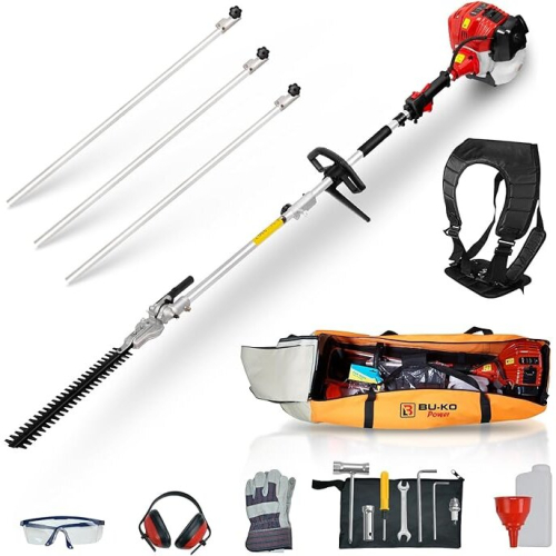 BU-KO BU-KO 52cc Long Reach Petrol Hedge Trimmer
