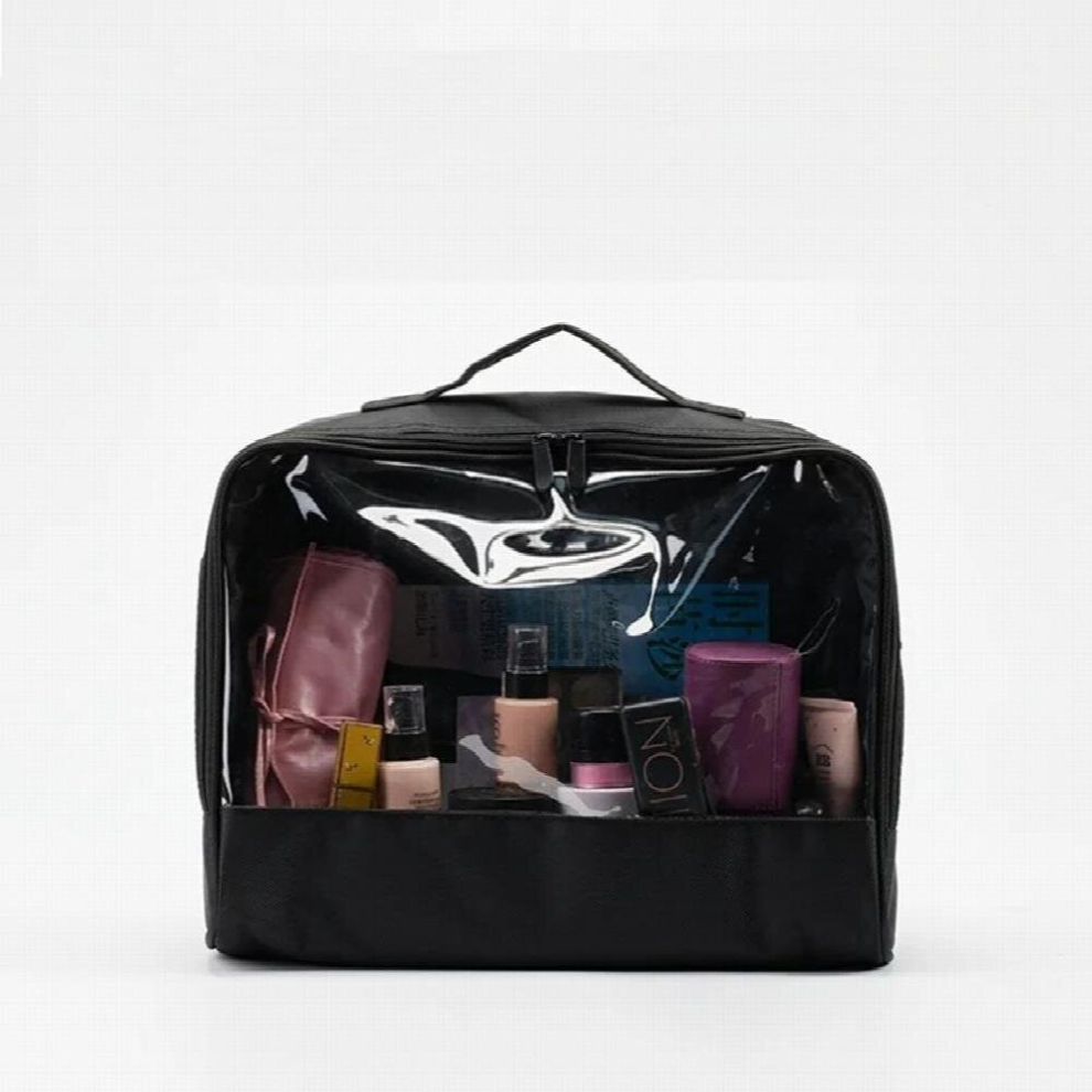 Multicoloured Women Portable Cosmetic Bag Large Handbag Travel Wash Storage Bag Beautician Makeup Bag Womens Multifunction Cosmetic Box