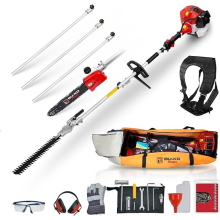 BU-KO 52cc Long Reach Petrol Hedge Trimmer and Pruner Saw