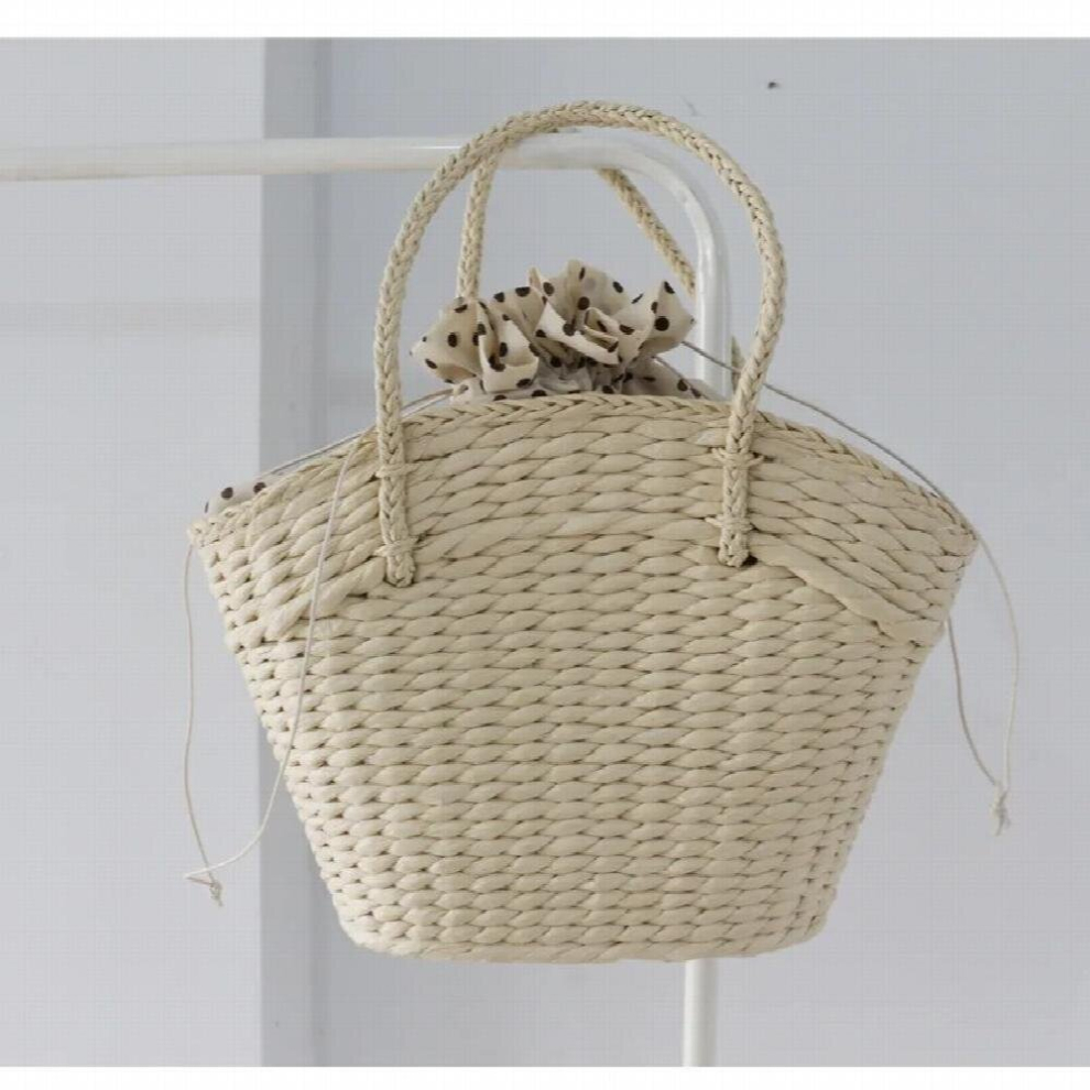 straw woven bag womens handbag beach bag ins bag dumpling type woven bag with souvenir basket-image-OPC-PCX8KN8-NEW