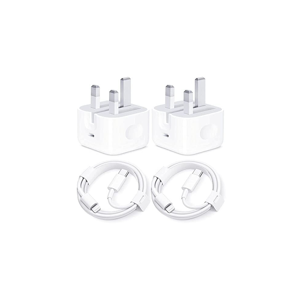 iPhone USB C Charger ?Apple MFi Certified? 2 Pack iPhone Charger Plug and Cable 2M 20W Fast Charger Plug PD 3.0 Power Adapter with USB C to Lightning