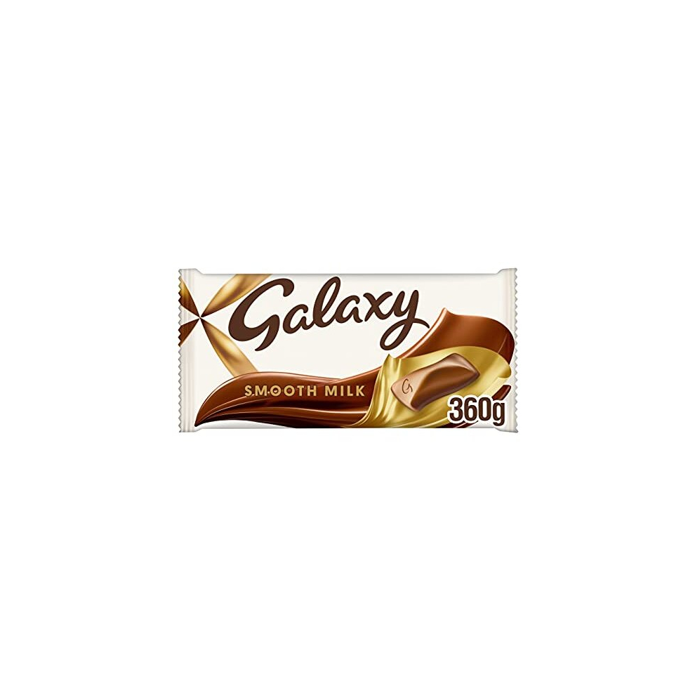 Galaxy Smooth Milk Chocolate Bar For Sharing, 360G