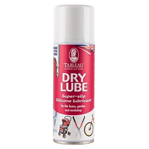 Tableau Dry Lube, Super Slip Silicone Lubricant Spray For Locks, Door