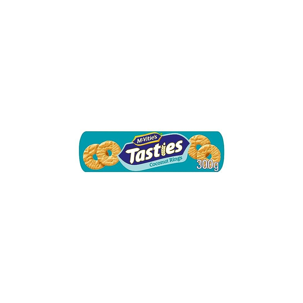 Mcvities Mcvitie's Tasties Coconut Rings Biscuits 300G