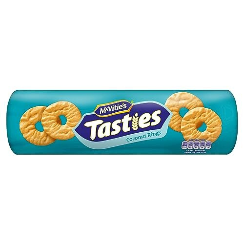 McVities McVitie's Tasties Coconut Rings Biscuits 300g 1