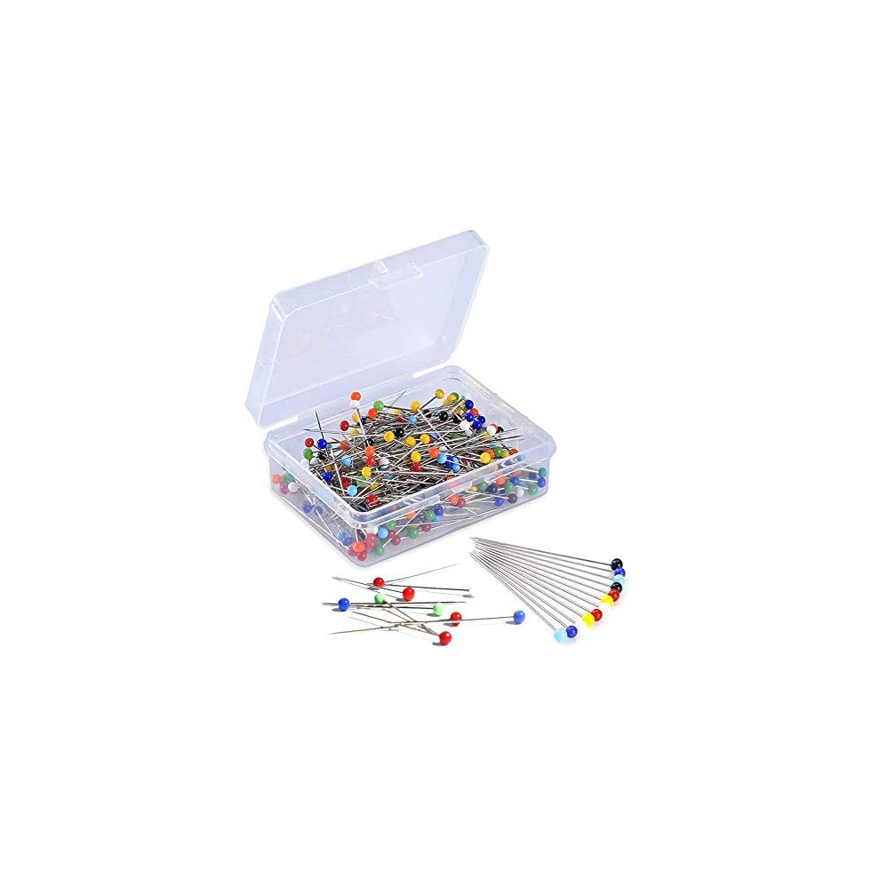 MINTHE? Sewing Pins, 100 Pack, Pins Sewing, Dressmaking Pins, Sewing Pins Dressmaking, Sewing Pins Coloured Heads, Quilting Pins, Fabric Pins, Dress