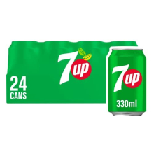 7UP Regular Crisp Lemon-Lime Sparkling Soda 330ml 250620