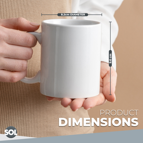 SOL (36 mugs) 24-36pk WHITE Mugs 11oz Large Coffee Tea + Boxes 1