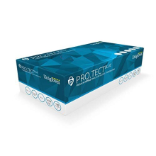 Unigloves PRO.TECT Blue GU0042 Heavy Duty Nitrile Gloves - Multipurpose, Powder and Latex Free, Disposable Gloves, Box of 100 Gloves, Blue, Small