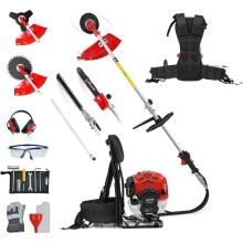 BU-KO 52cc Backpack Long Reach Petrol Multi Functional Garden Tool