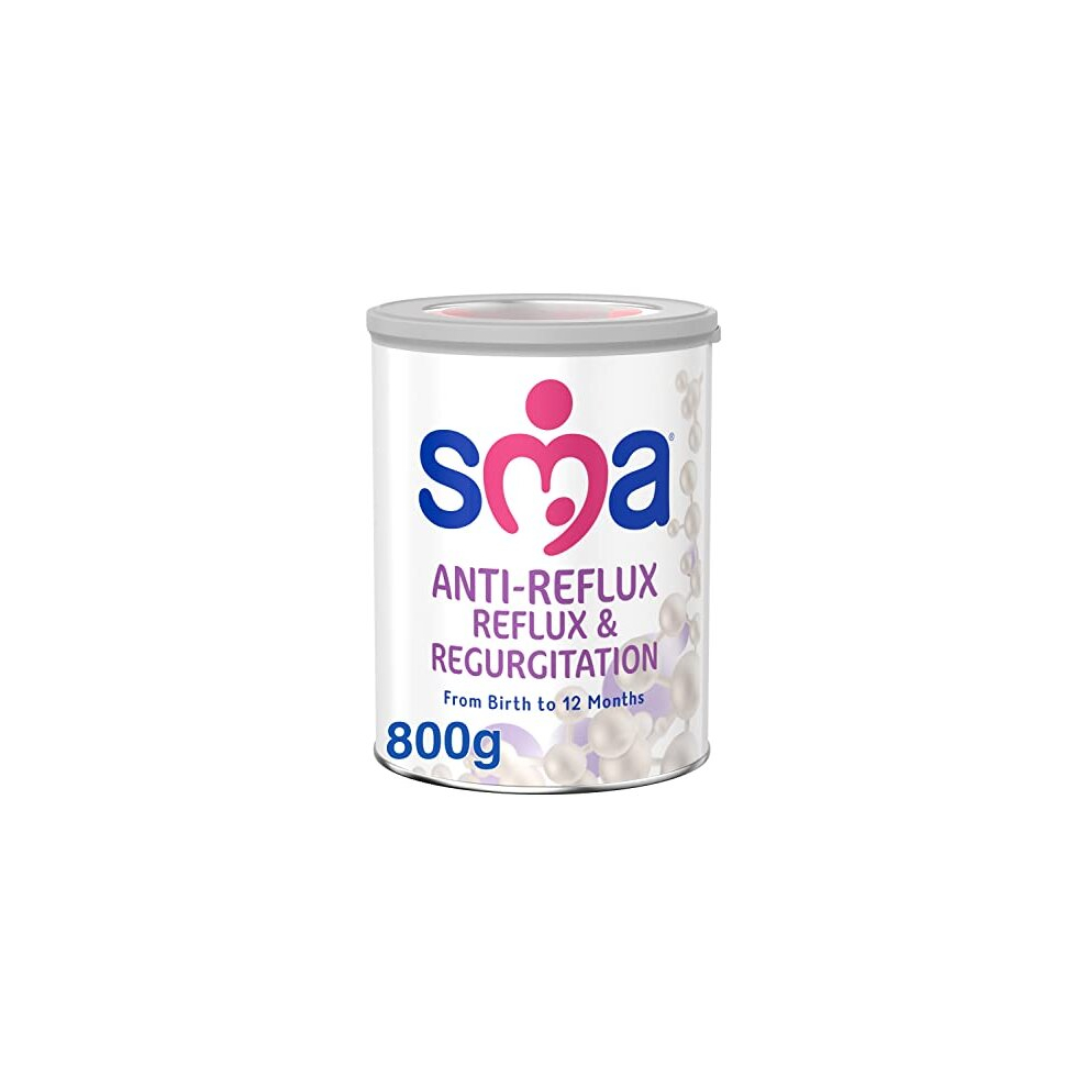 SMA Anti Reflux Baby Milk Powder Formula, From Birth, 800g (Pack of 1)