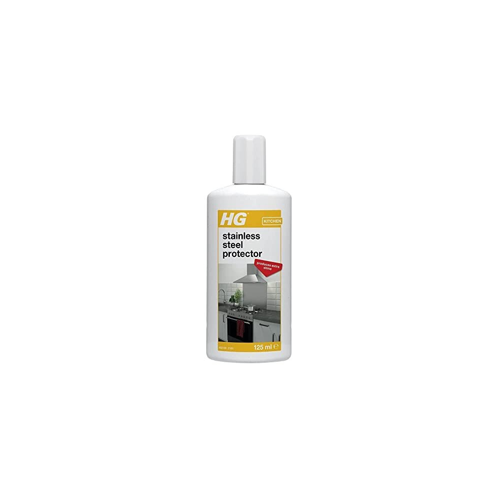 Hg Stainless Steel Protector, Quick Shine & Polish Finish For Chrome, Aluminium, Steel & Other Metal Surfaces, Streak Free Shiny Finish With