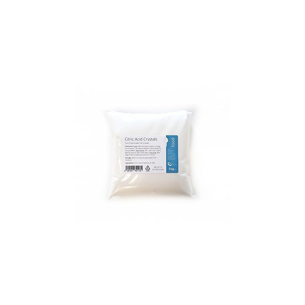 Citric Acid 1kg - 100% Pure Food Grade