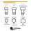 (Gold) Kitchen Faucet Single Handle Pull Down Kitchen Faucet 6