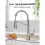 (Gold) Kitchen Faucet Single Handle Pull Down Kitchen Faucet 7