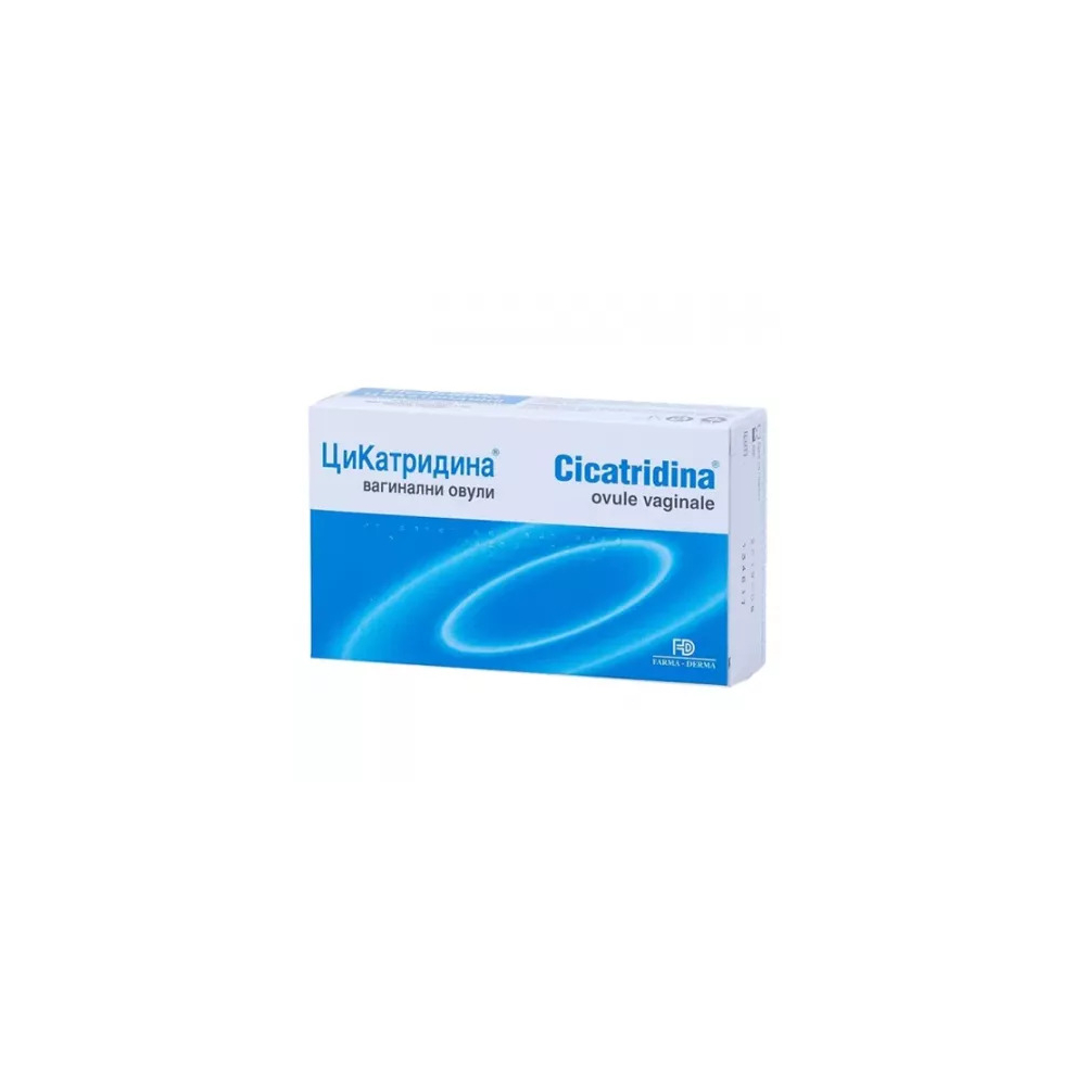 Farma Derma Cicatridine, 10 Vaginal Ovules, Stimulant Of Vaginal Mucosal Scarring