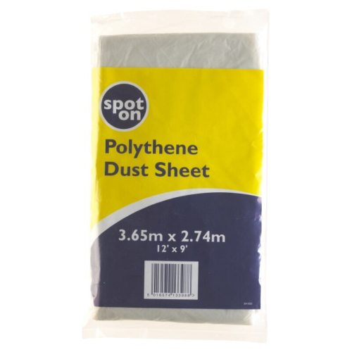 LYNWOOD 12' X 9' POLYTHENE DUSTSHEET