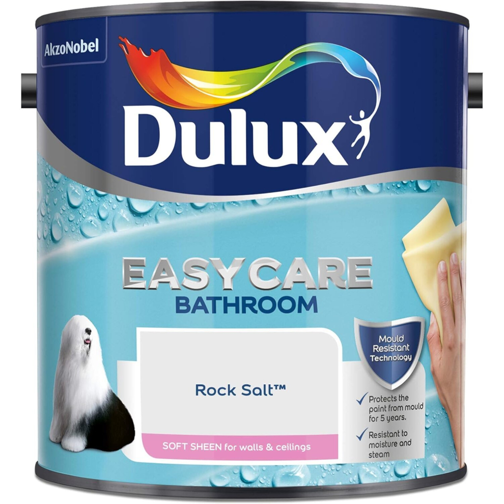 Dulux Easycare Bathroom Paint Matt 2.5L Rocksalt